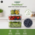 𝒆𝒈𝒈𝒈𝒂™ FreshNest™ Smart Food Storage Container Set