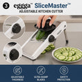𝒆𝒈𝒈𝒈𝒂™ SliceMaster™ Adjustable Kitchen Cutter
