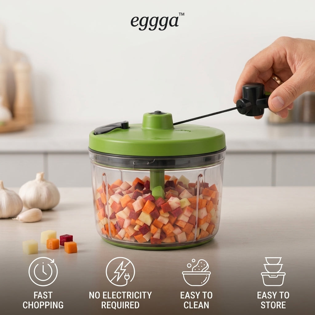 𝒆𝒈𝒈𝒈𝒂™ QuickChop™ Manual Food Processor