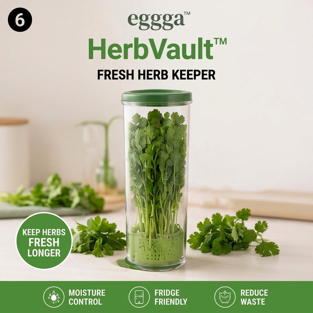 𝒆𝒈𝒈𝒈𝒂™ HerbVault™ Fresh Herb Keeper