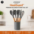 𝒆𝒈𝒈𝒈𝒂™ HeatGuard™ Premium Silicone Kitchen Tool Set